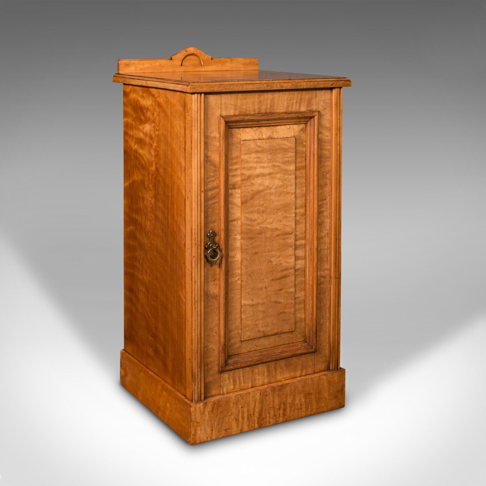 Antique Scottish Satinwood / Nightstand Cabinet / Pot Cupboard - Victorian 1890 (1 of 10) Antique Scottish Satinwood / Nightstand Cabinet / Pot Cupboard - Victorian 1890 (1 of 10)