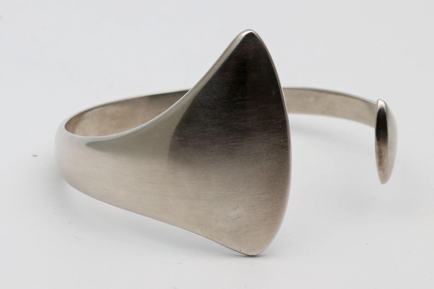 Rare Georg Jensen Silver Cuff Bangle (1 of 4)