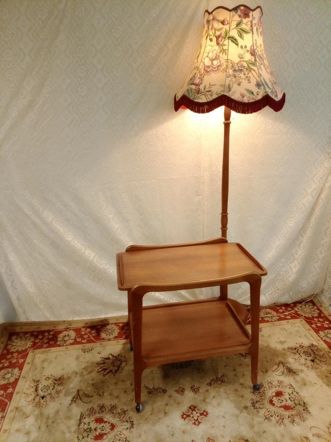 Danish Teak Drinks Trolley 20th Century Retro Drinks Trolley (1 of 7)