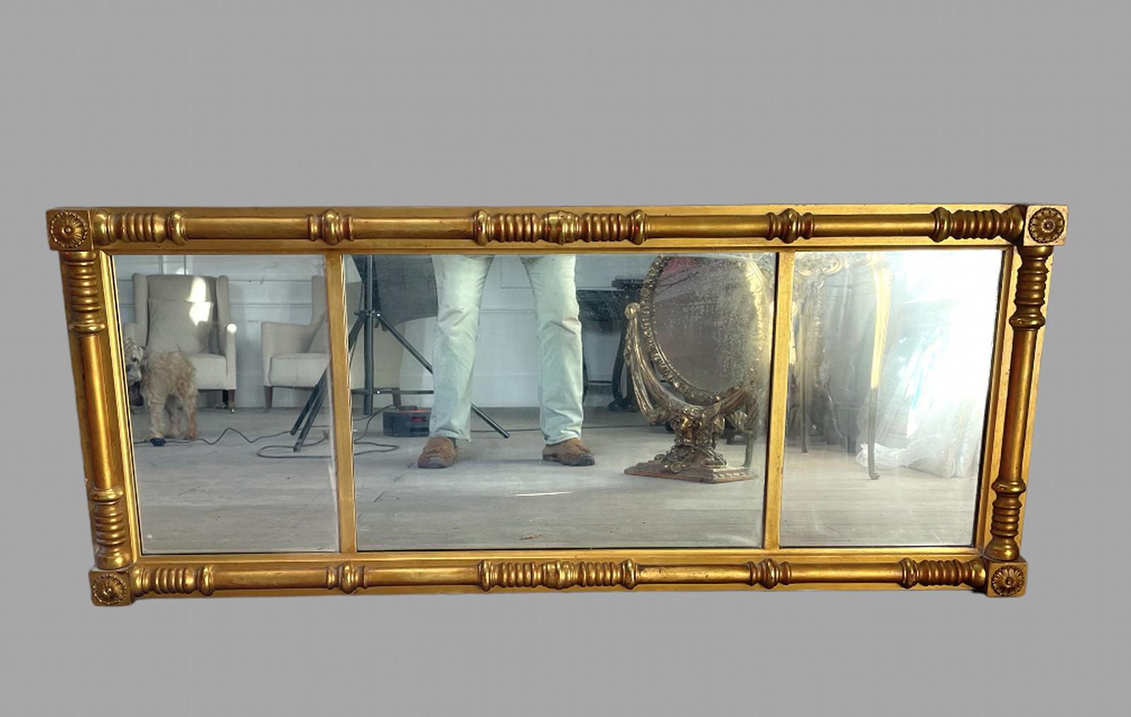 English Overmantel Mirror c.1900 (1 of 4) English Overmantel Mirror c.1900 (1 of 4)