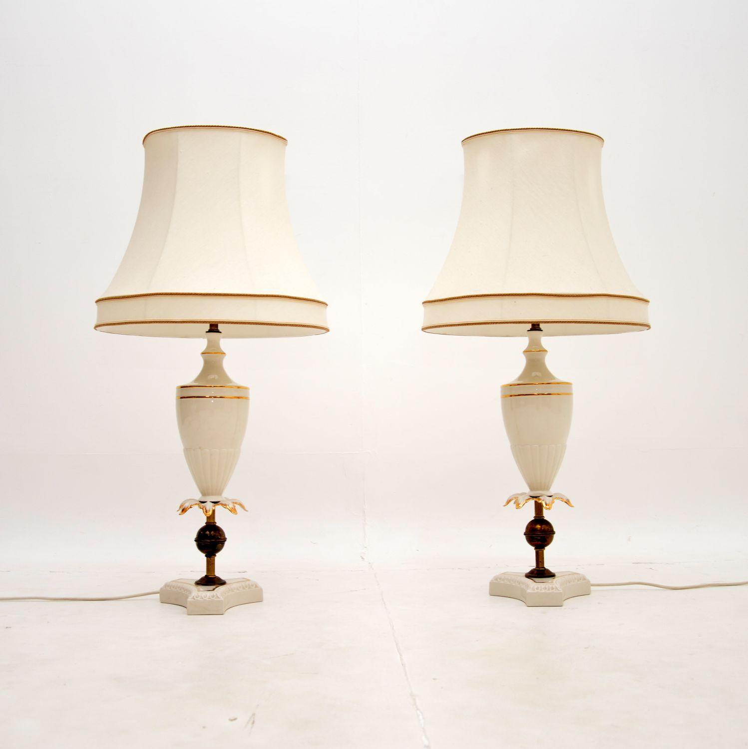 Pair of Italian Ceramic Table Lamps (1 of 11) Pair of Italian Ceramic Table Lamps (1 of 11)