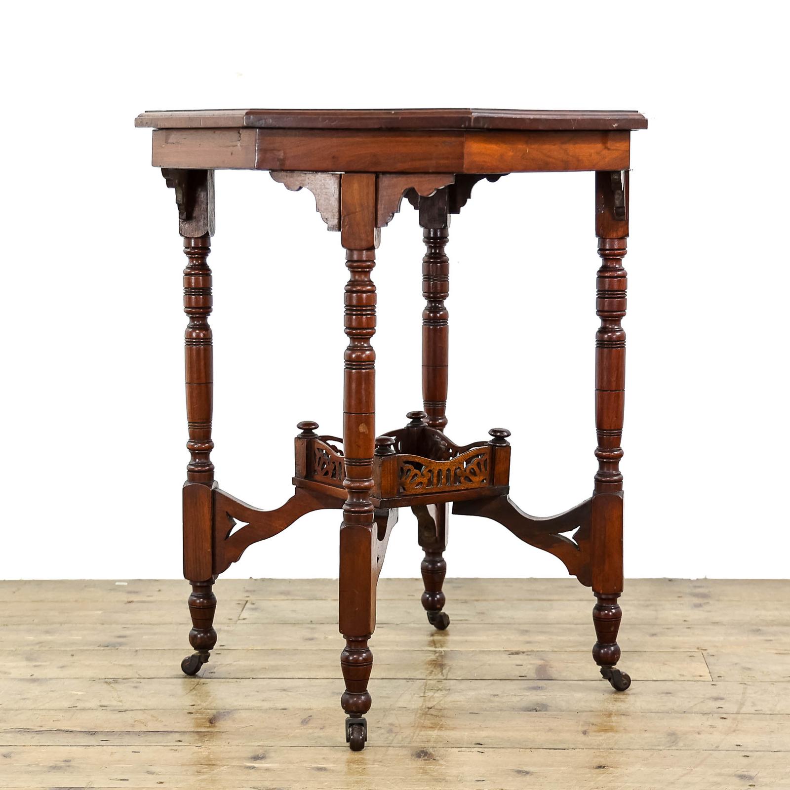 Antique Edwardian Octagonal Table (1 of 9)