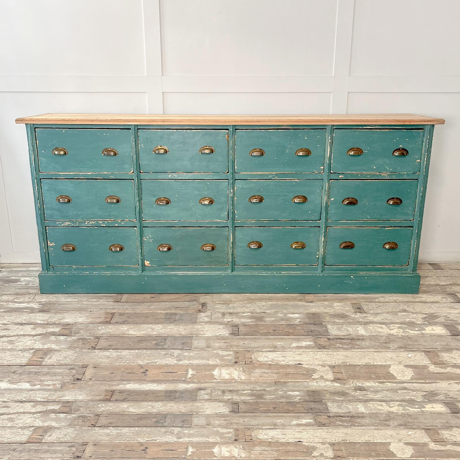 Victorian Painted Pine Shop Counter (1 of 14)
