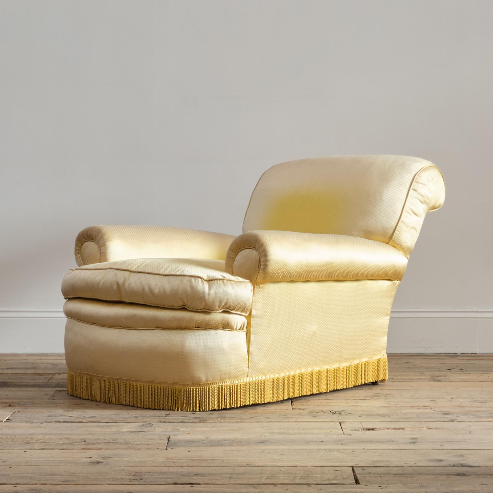 20th Century Deep Seated Howard Style Club Armchair (1 of 7)