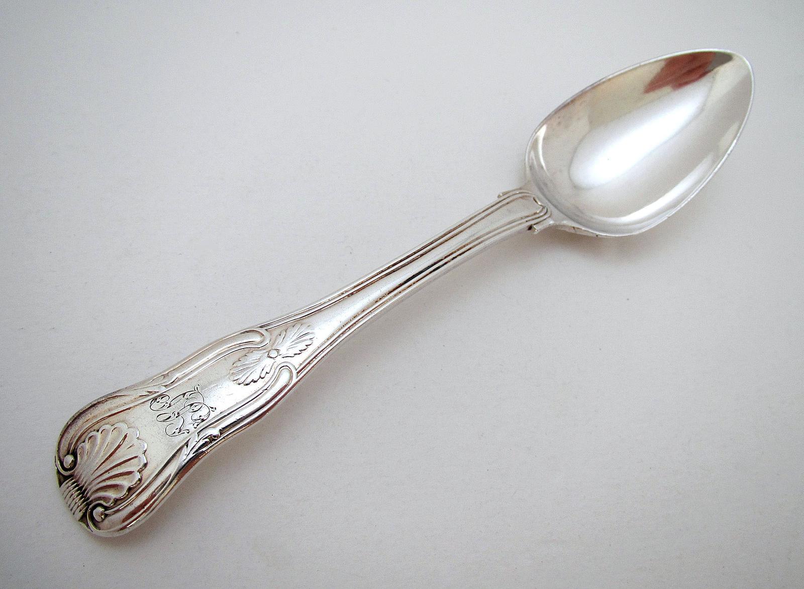 Heavy William Bateman I Antique English Georgian Solid Sterling Silver Tea Spoon, King's Pattern (1 of 6) Heavy William Bateman I Antique English Georgian Solid Sterling Silver Tea Spoon, King's Pattern (1 of 6)