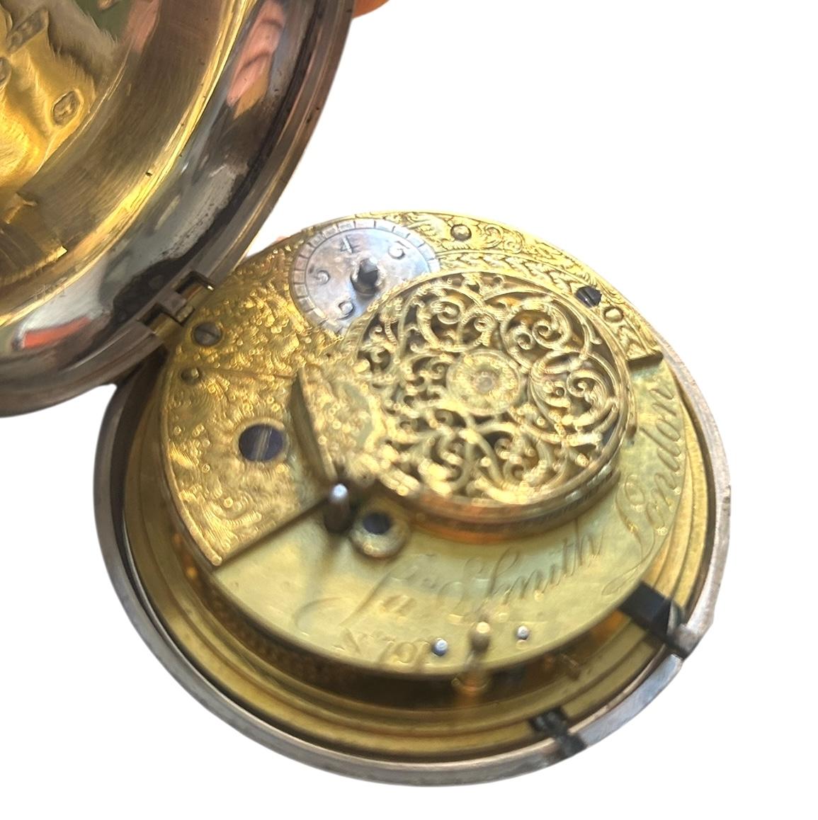 Antique British Silver Fusee Verge Pocket Watch (1 of 10) Antique British Silver Fusee Verge Pocket Watch (1 of 10)