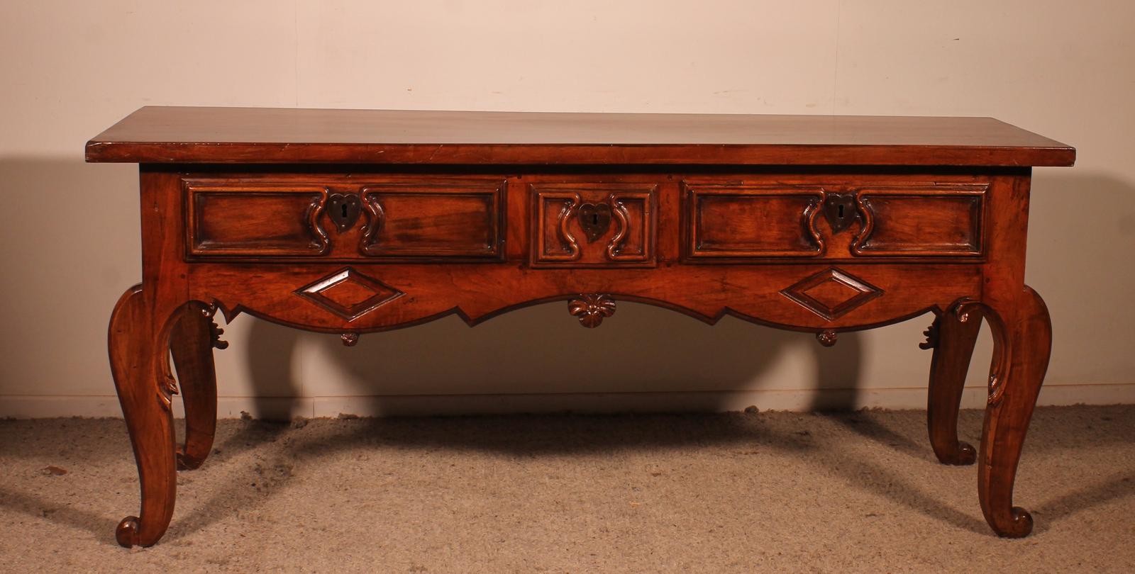 Louis XV Period Console with Three Drawers - Spain - 18th Century (1 of 12)