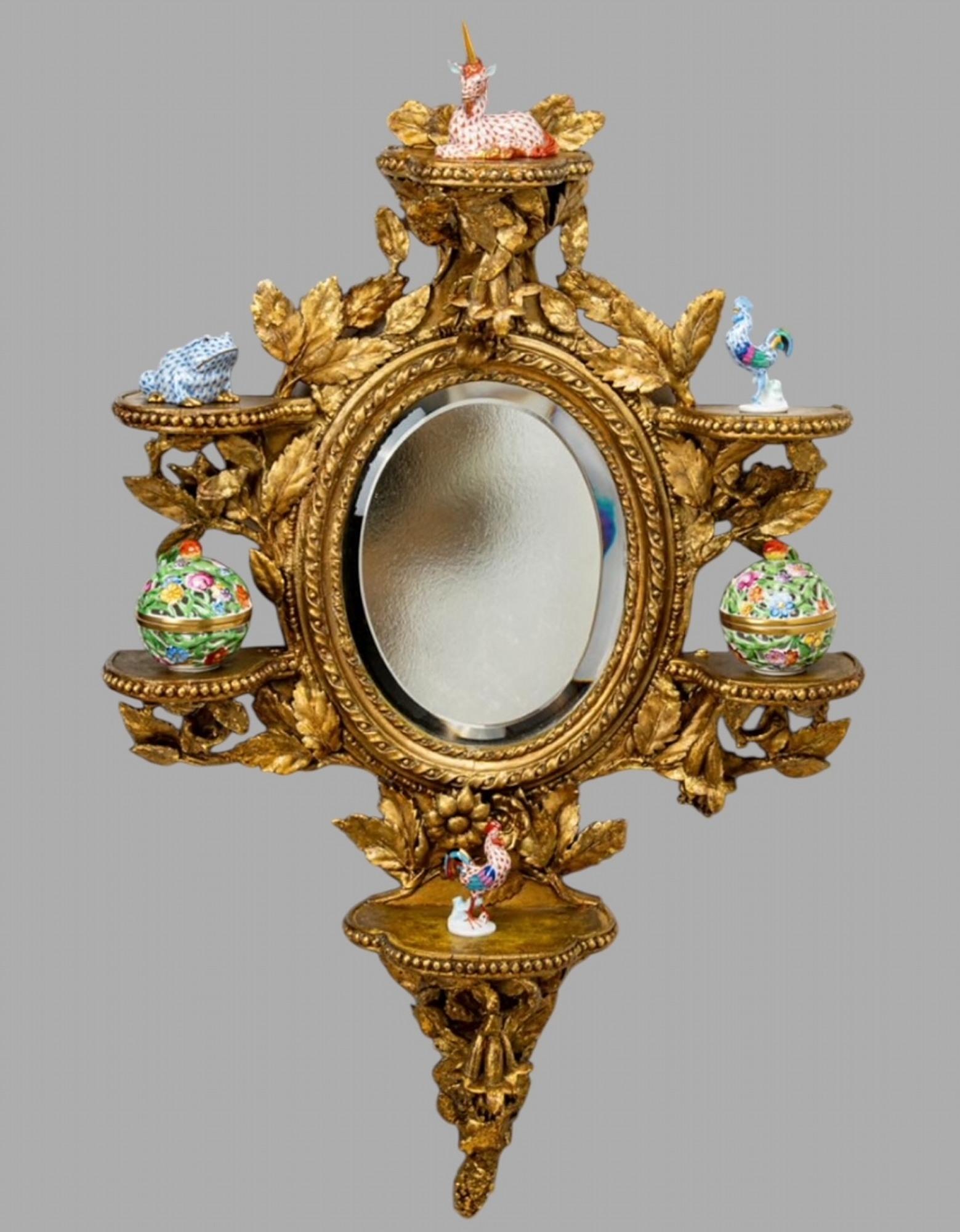 Early 19th Century Gilded & Hand Carved Mirror (1 of 6) Early 19th Century Gilded & Hand Carved Mirror (1 of 6)