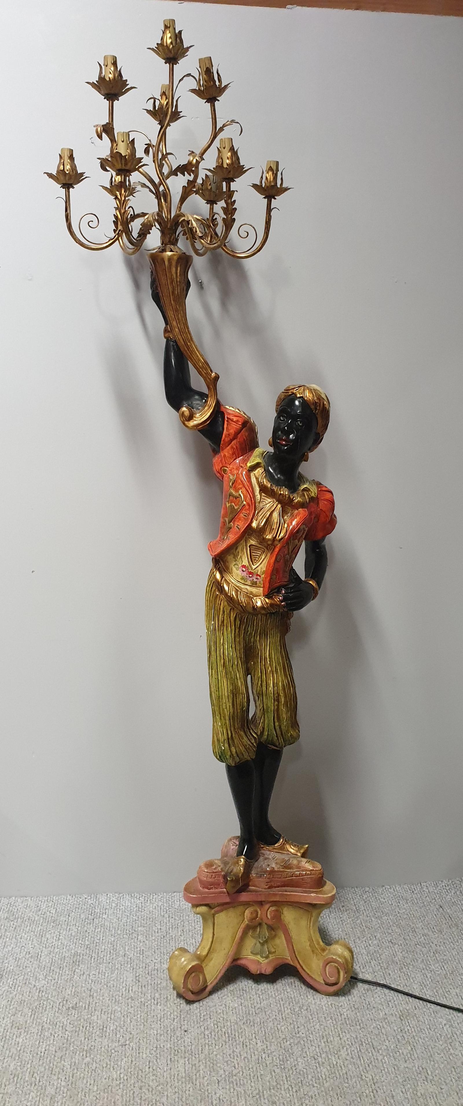 Tall Blackamoor Floor Lamp (1 of 1) Tall Blackamoor Floor Lamp (1 of 1)