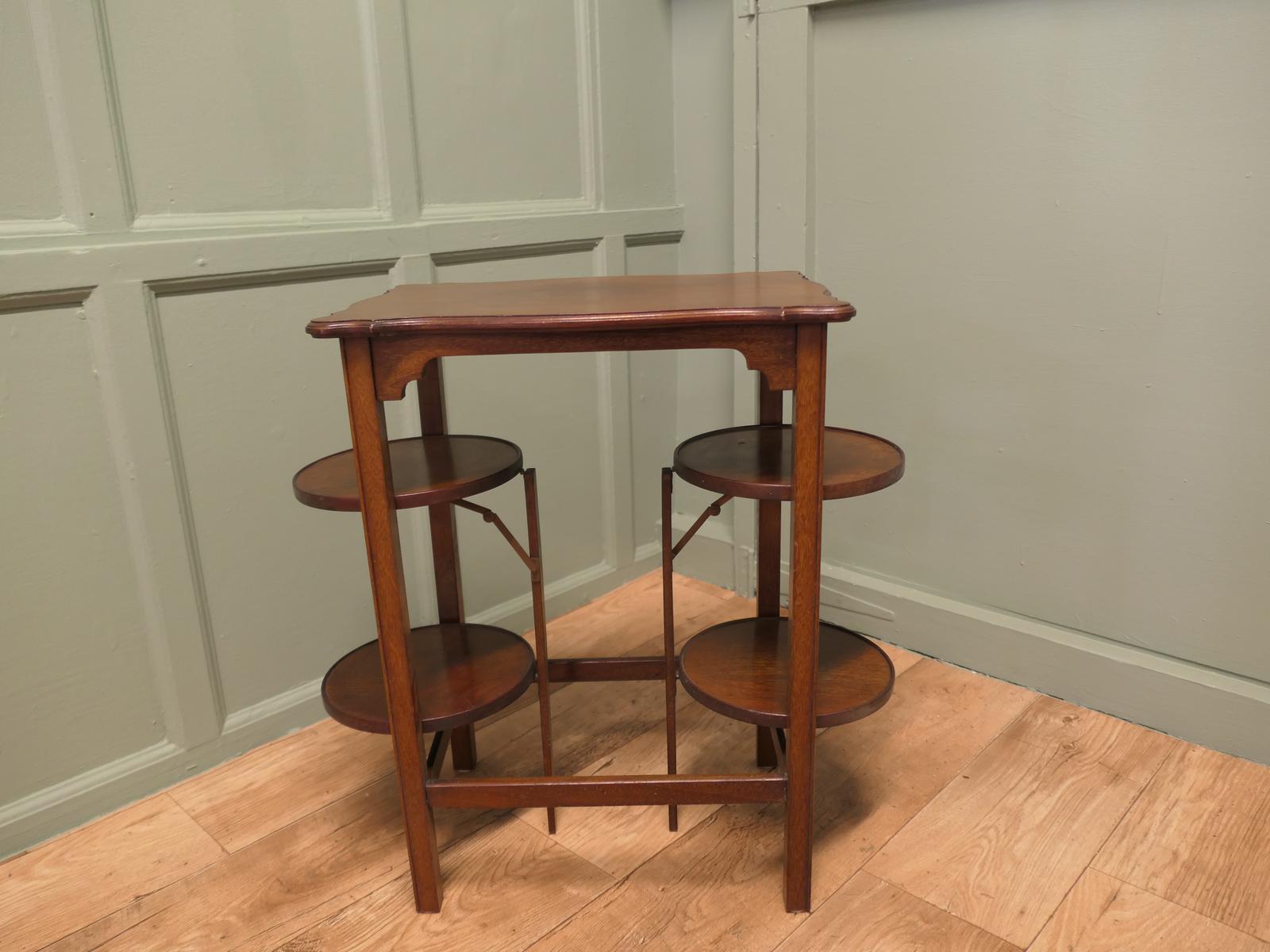 Attractive Side Table with a Double Cake Stand (1 of 7) Attractive Side Table with a Double Cake Stand (1 of 7)