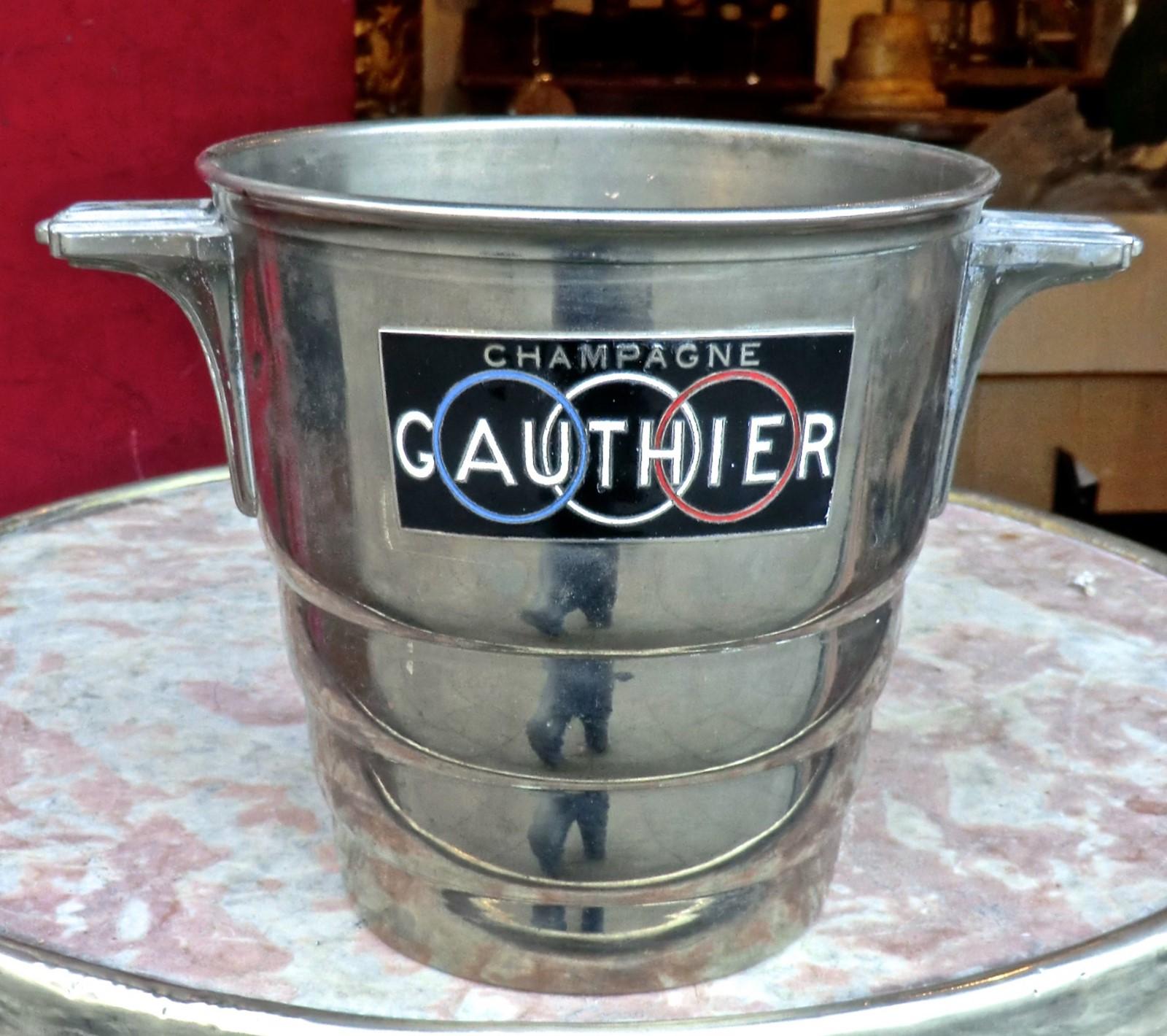 Nickel Plate Champagne Bucket 'Gauthier' (1 of 6)