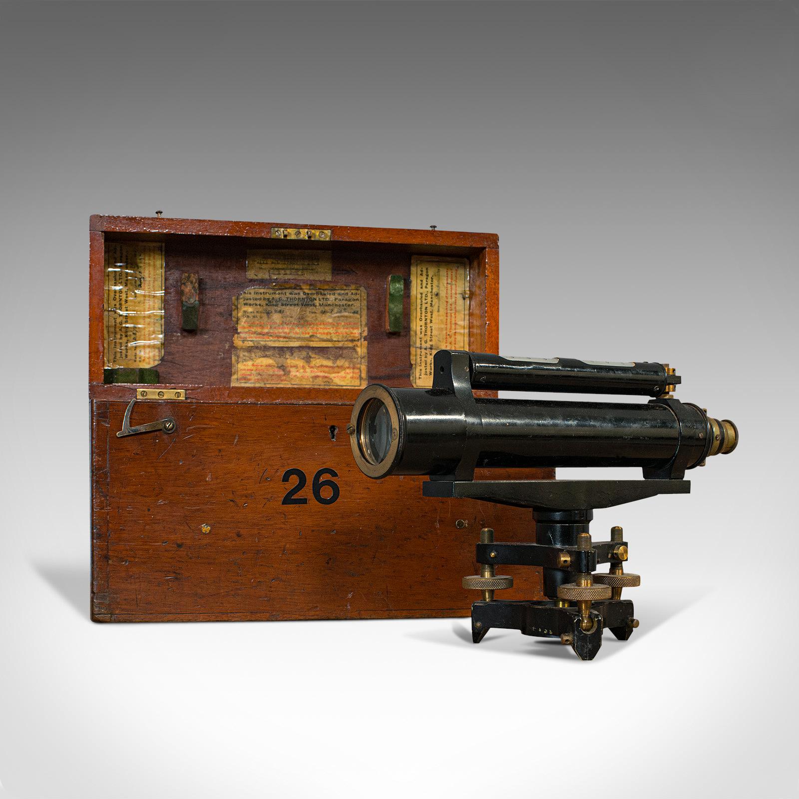 Antique Surveyor's Level, English, Brass, Scientific Instrument, Halden & Sons (1 of 11)