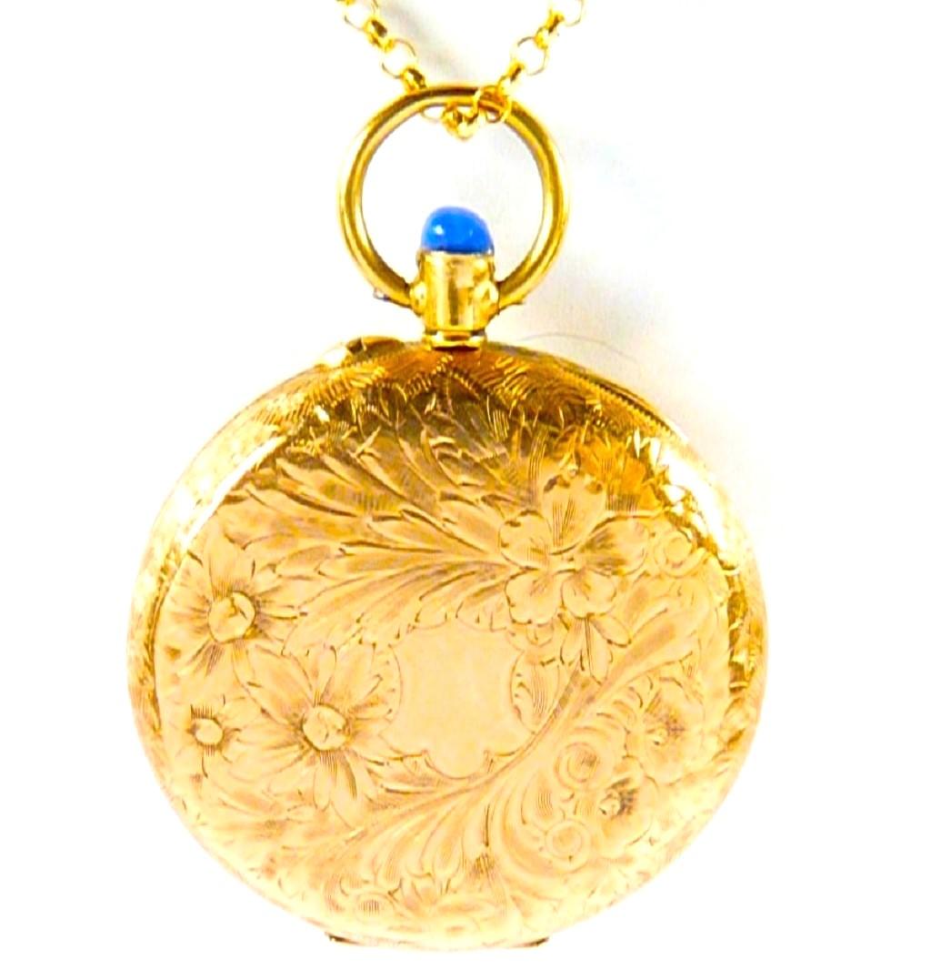 Antique Solid Gold Locket And 9 ct Necklace (1 of 10)