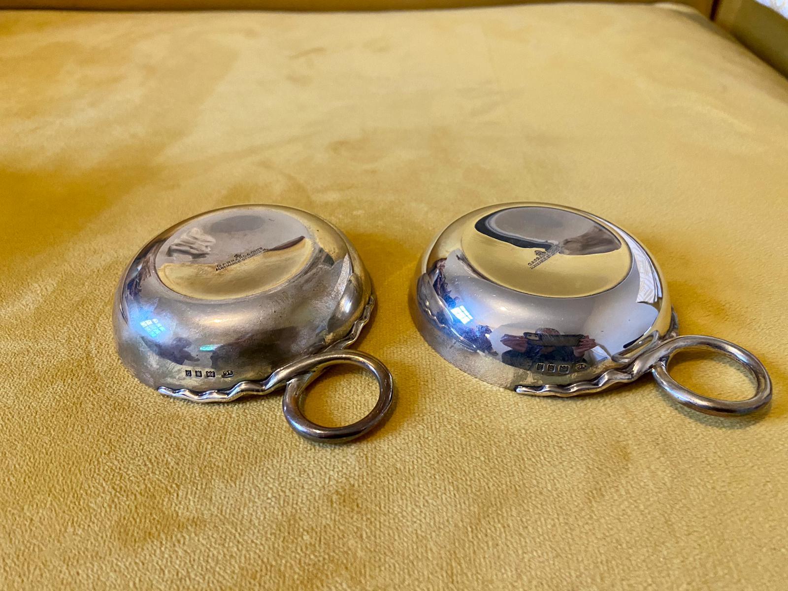 Pair of Garrard & Co Ltd Solid Silver Wine Tasters Quaich Hallmarked London 1930 180 Grams (1 of 9) Pair of Garrard & Co Ltd Solid Silver Wine Tasters Quaich Hallmarked London 1930 180 Grams (1 of 9)
