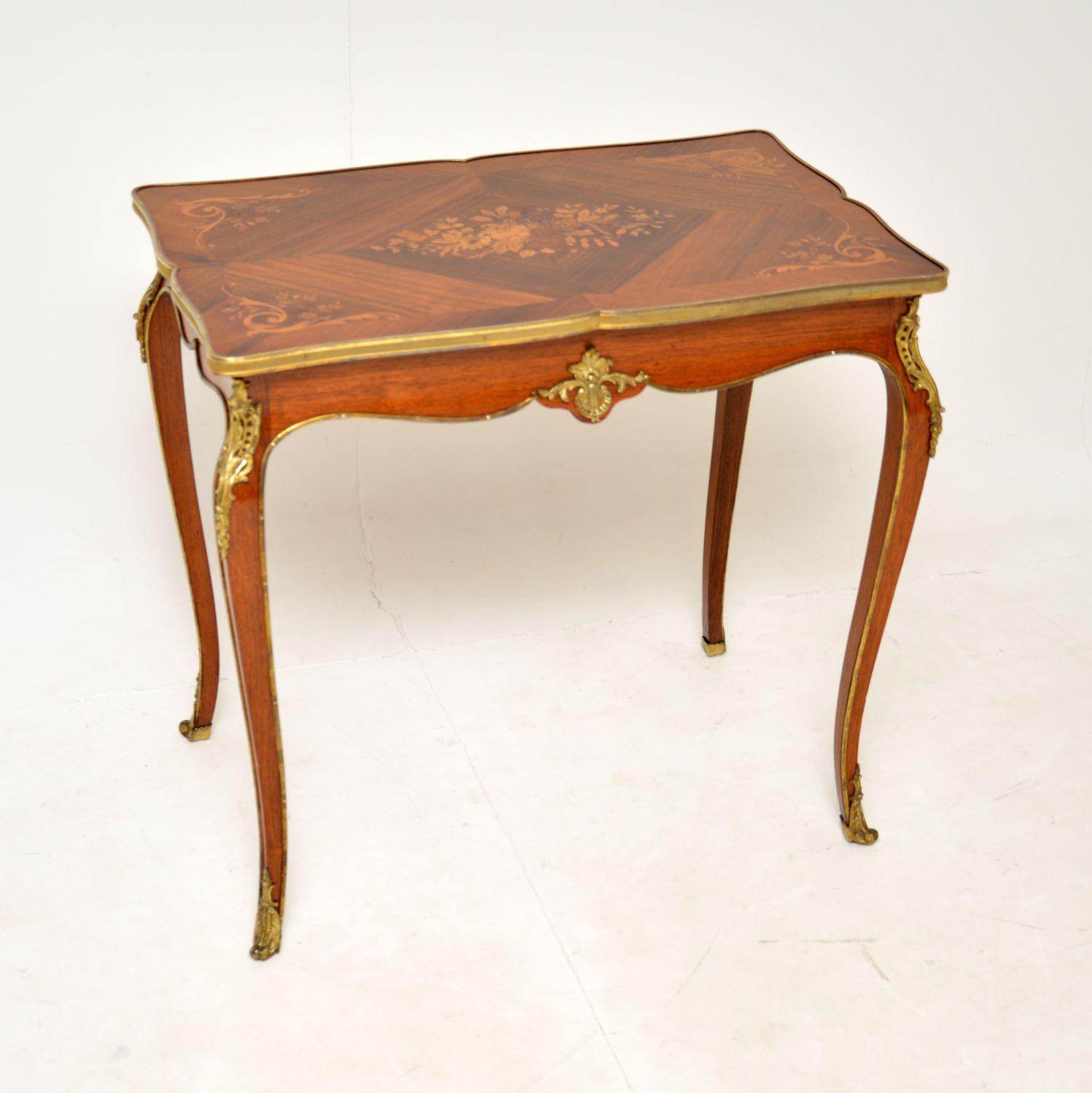 Antique French Inlaid Marquetry Writing Table / Desk (1 of 12) Antique French Inlaid Marquetry Writing Table / Desk (1 of 12)