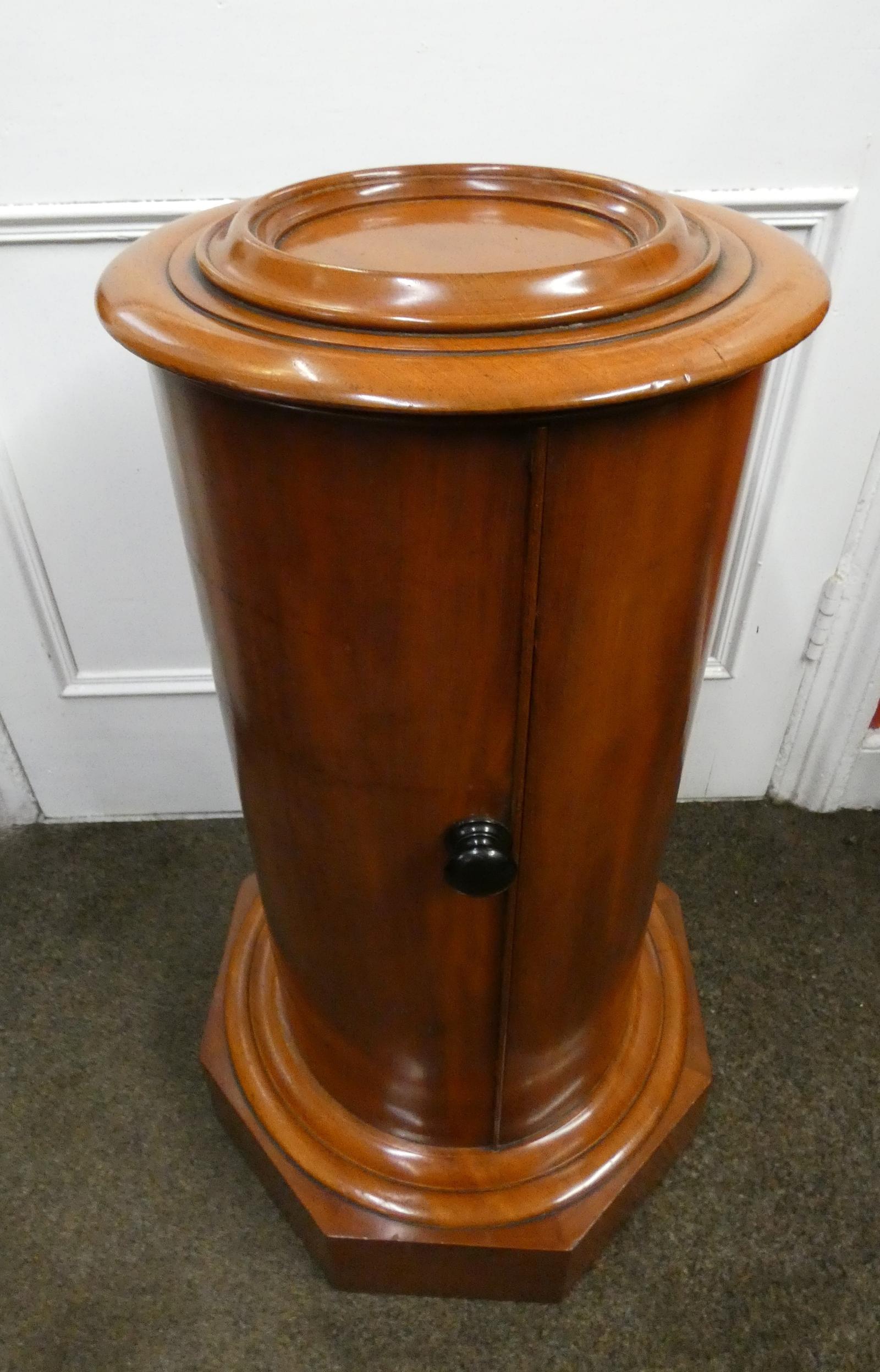 Mahogany Cylinder Cabinet (1 of 6)