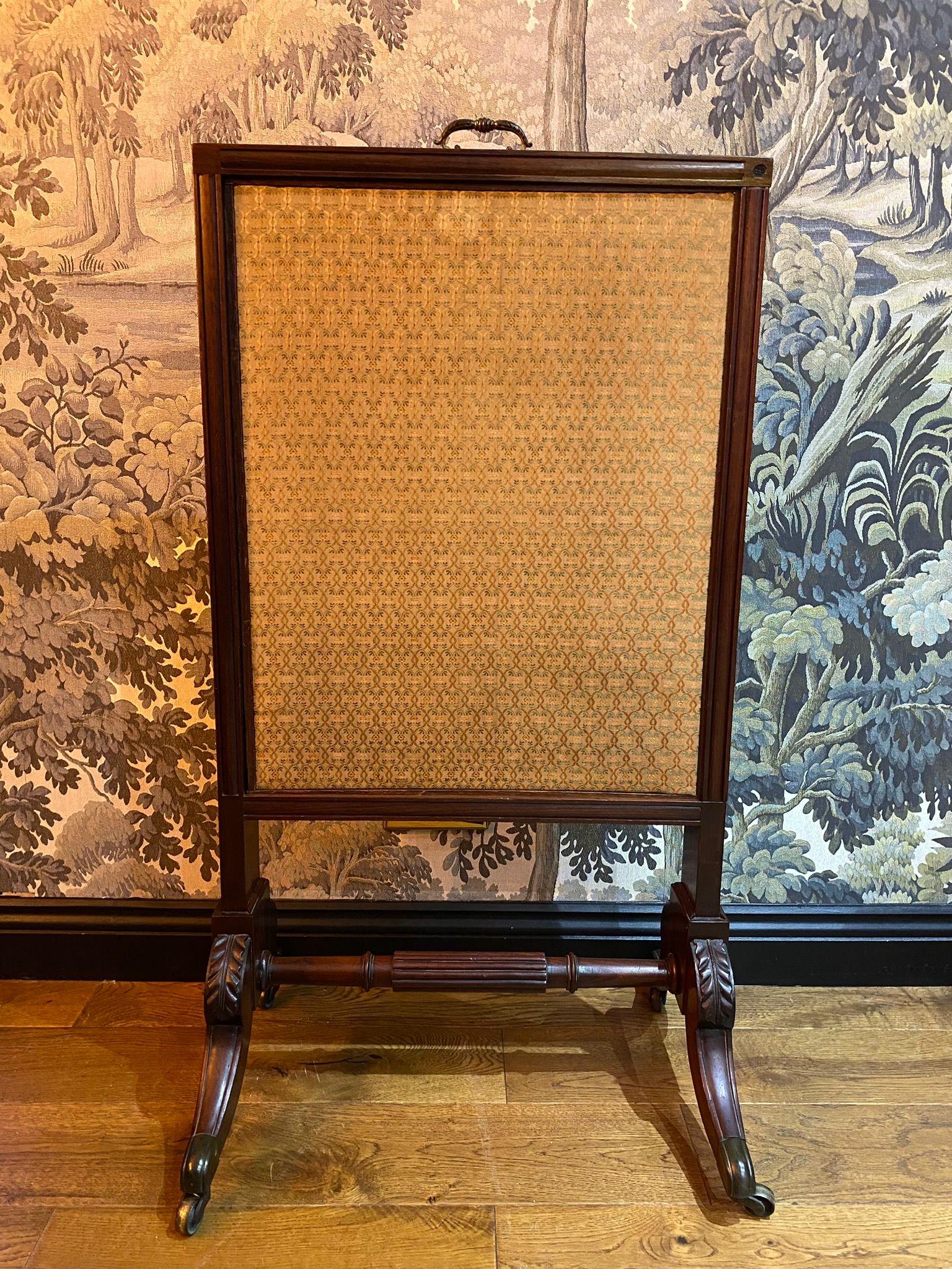 Mahogany Metamorphic Fire Screen (1 of 6)