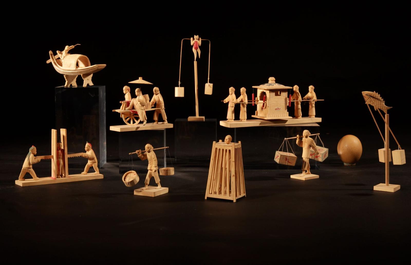 Interesting Collection of 9 Chinese Wood Carvings Showing The Daily Life In China (1 of 20) Interesting Collection of 9 Chinese Wood Carvings Showing The Daily Life In China (1 of 20)