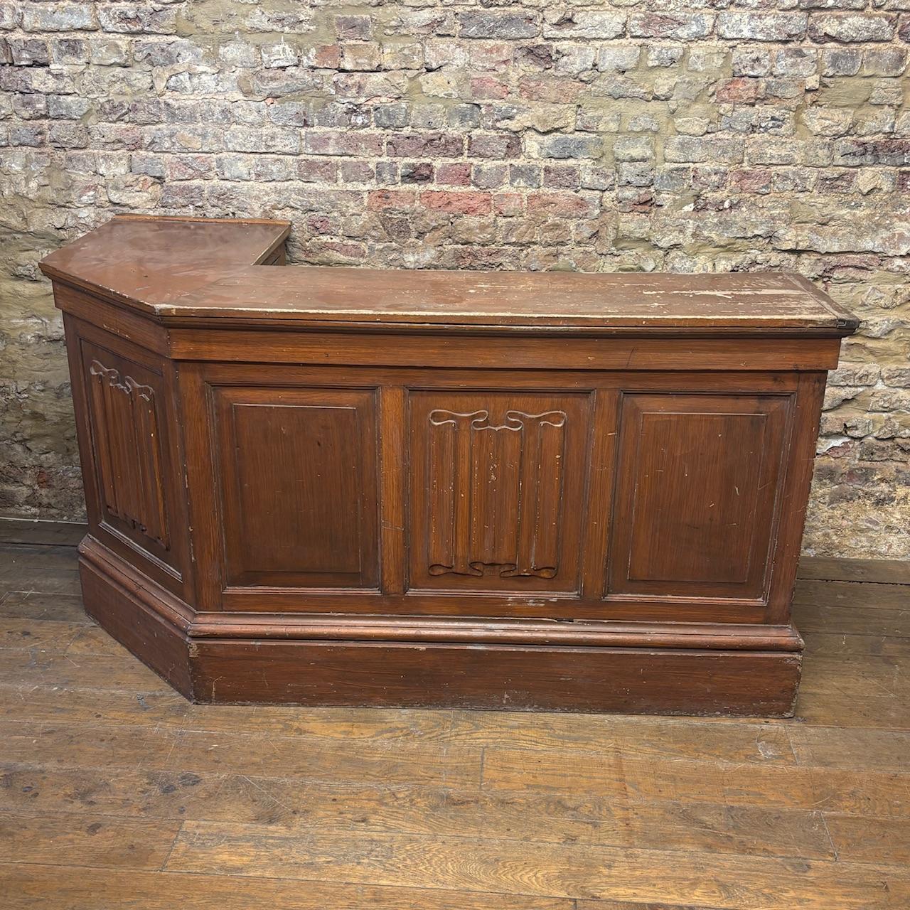 1910s Oak Commercial Counter (1 of 9) 1910s Oak Commercial Counter (1 of 9)