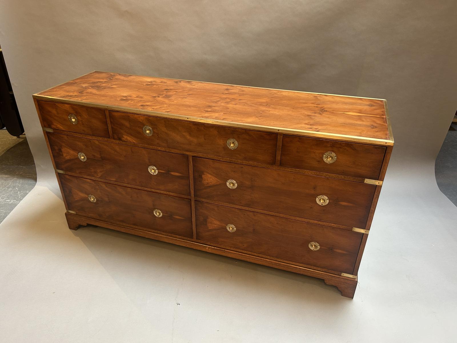 Campaign Yew Sideboard Chest of Drawers (1 of 10) Campaign Yew Sideboard Chest of Drawers (1 of 10)