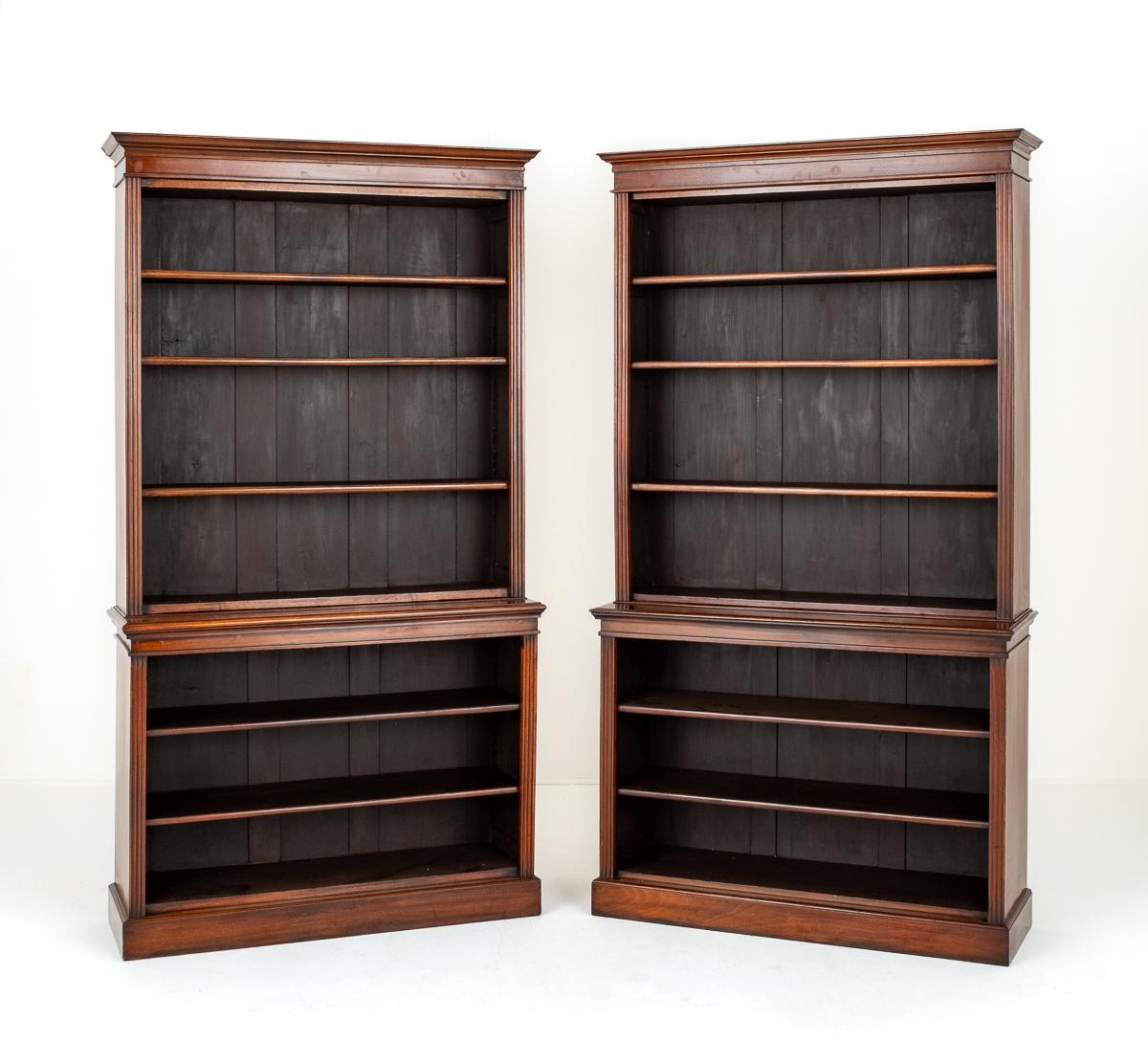 Pair of Victorian Mahogany Open Bookcases (1 of 7) Pair of Victorian Mahogany Open Bookcases (1 of 7)