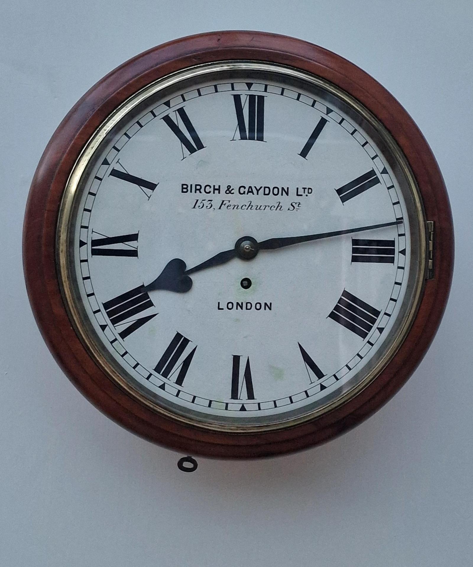 Birch & Gaydon Fusee Dial Wall Clock (1 of 5)