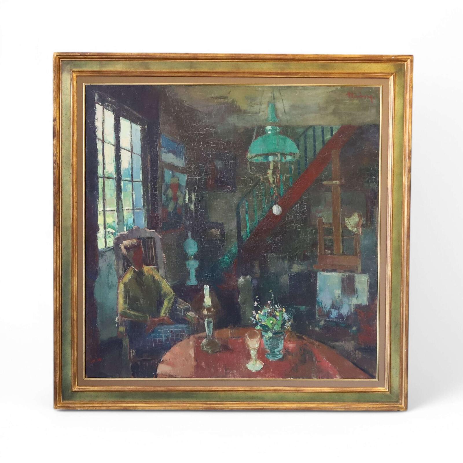 Trudy dans la Maison du Rouge Cloître | Désiré Haine Belgian Oil Masterpiece (1 of 10)