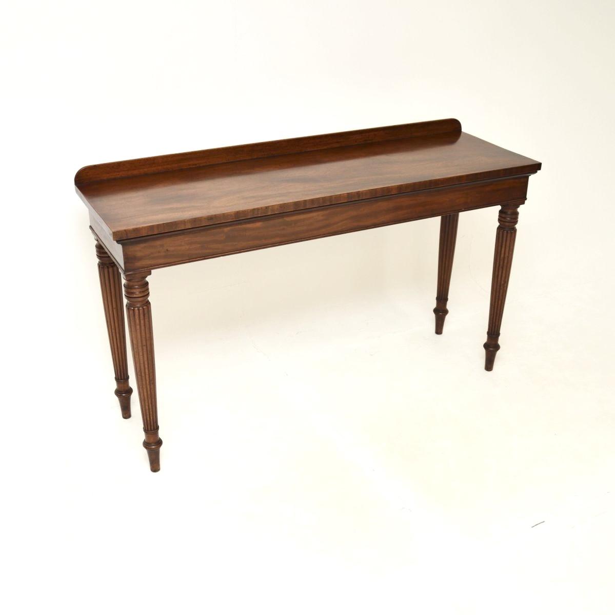 Large Antique Victorian Mahogany Console Table (1 of 8) Large Antique Victorian Mahogany Console Table (1 of 8)