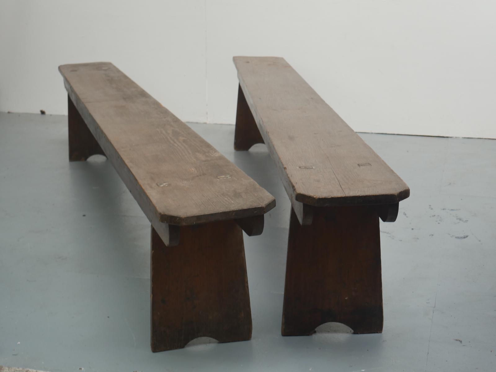 Long Pair Pine Benches (1 of 14) Long Pair Pine Benches (1 of 14)