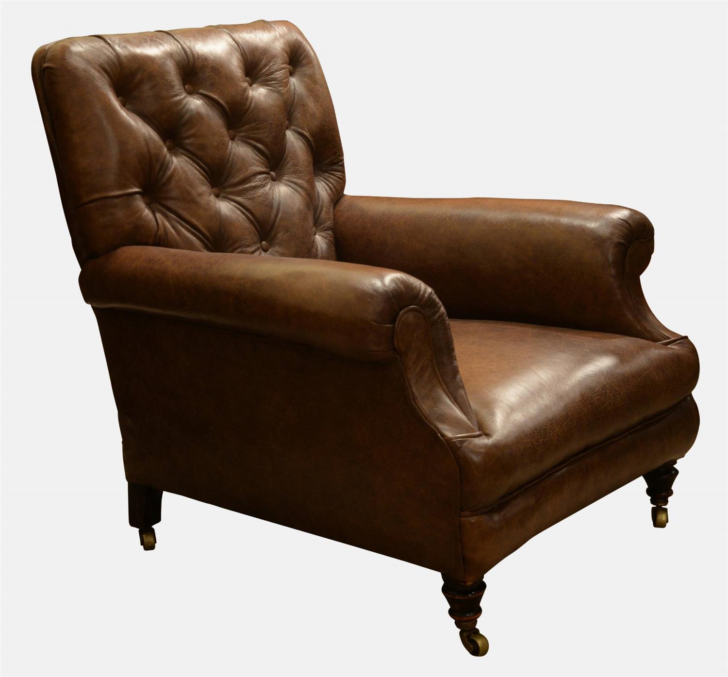 Leather Library Chair c.1860 (1 of 1) Leather Library Chair c.1860 (1 of 1)