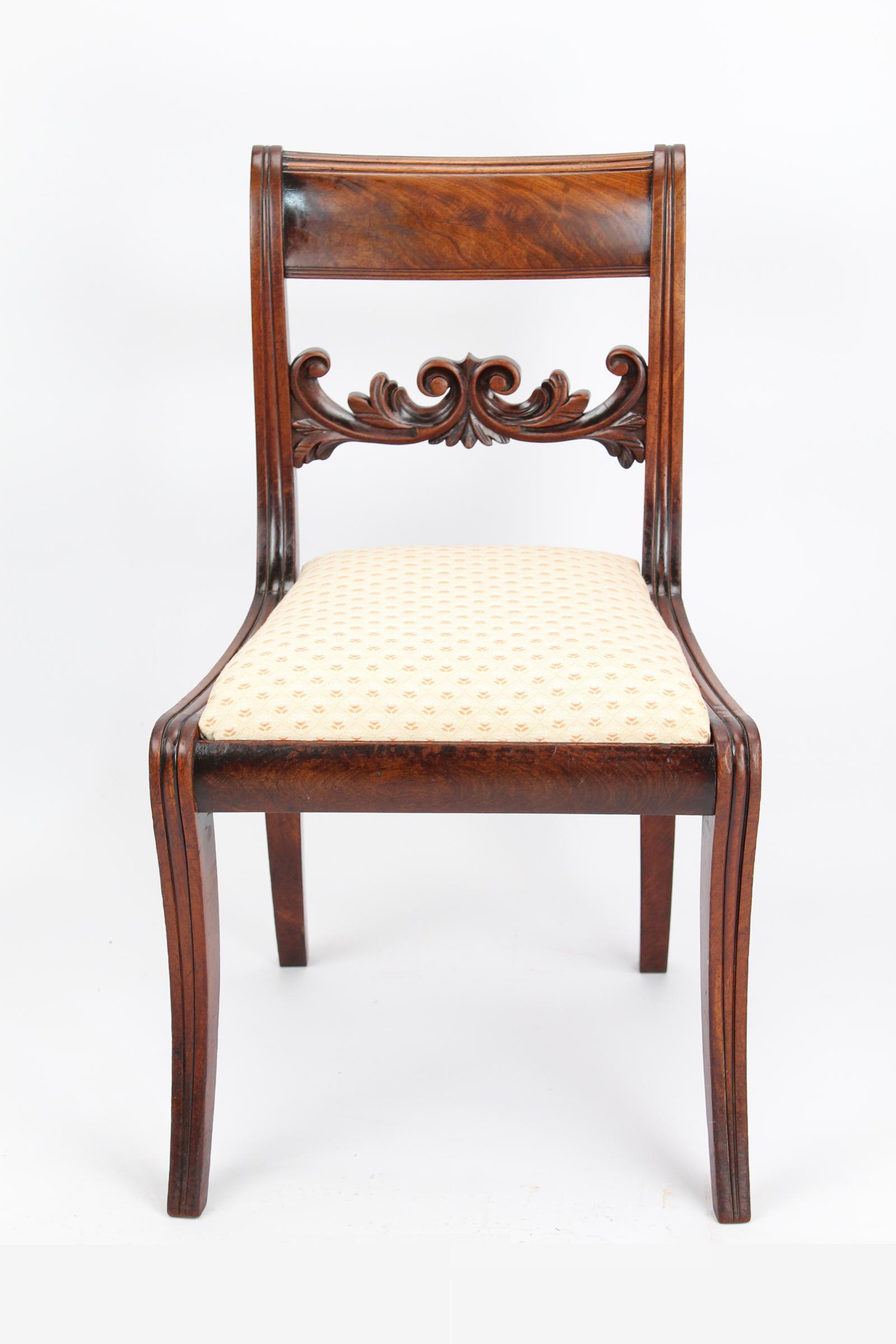 Antique Regency Mahogany Desk Chair (1 of 13) Antique Regency Mahogany Desk Chair (1 of 13)
