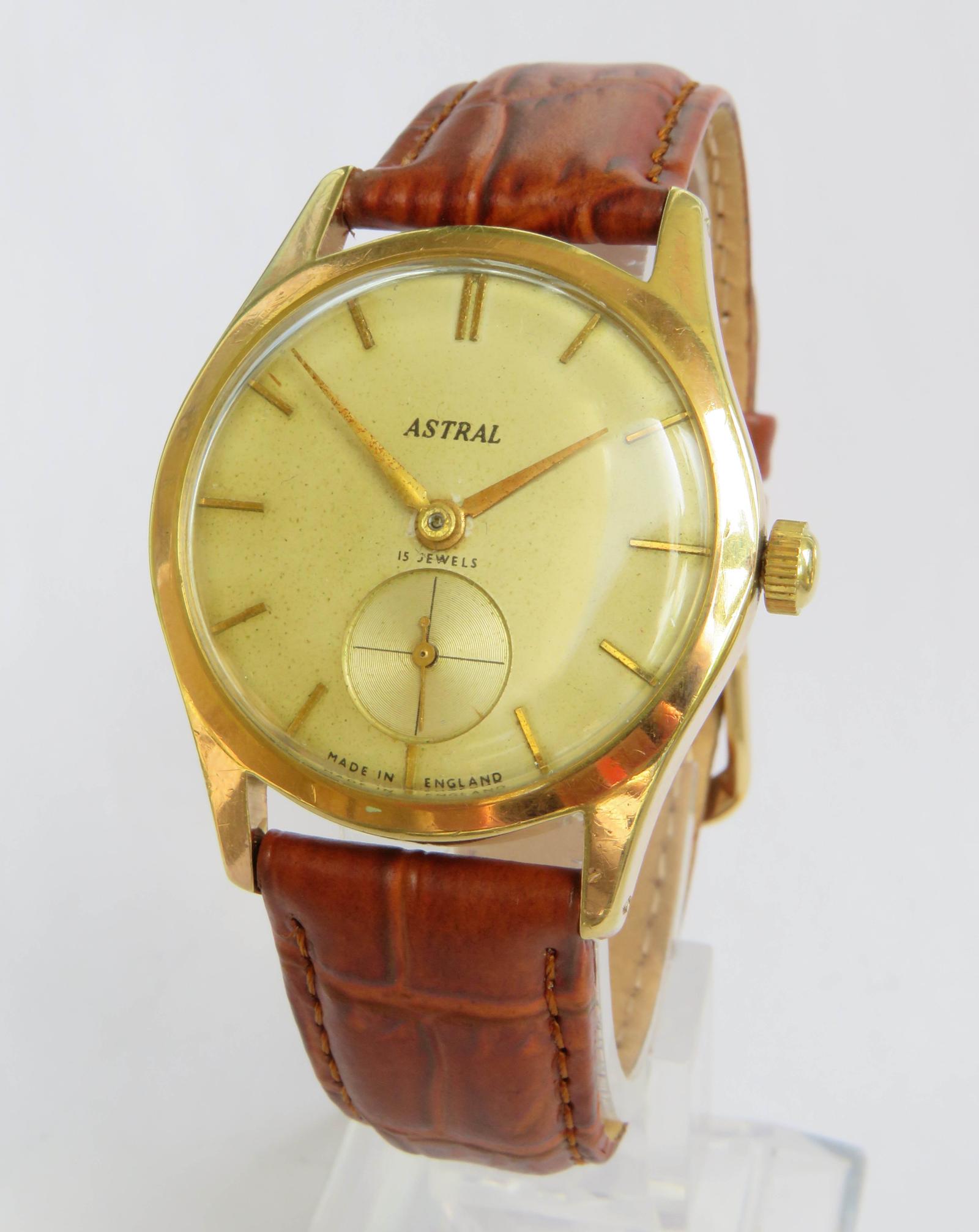 Watch : Gents Smiths Astral Wrist Watch, C1960 (1 of 5)