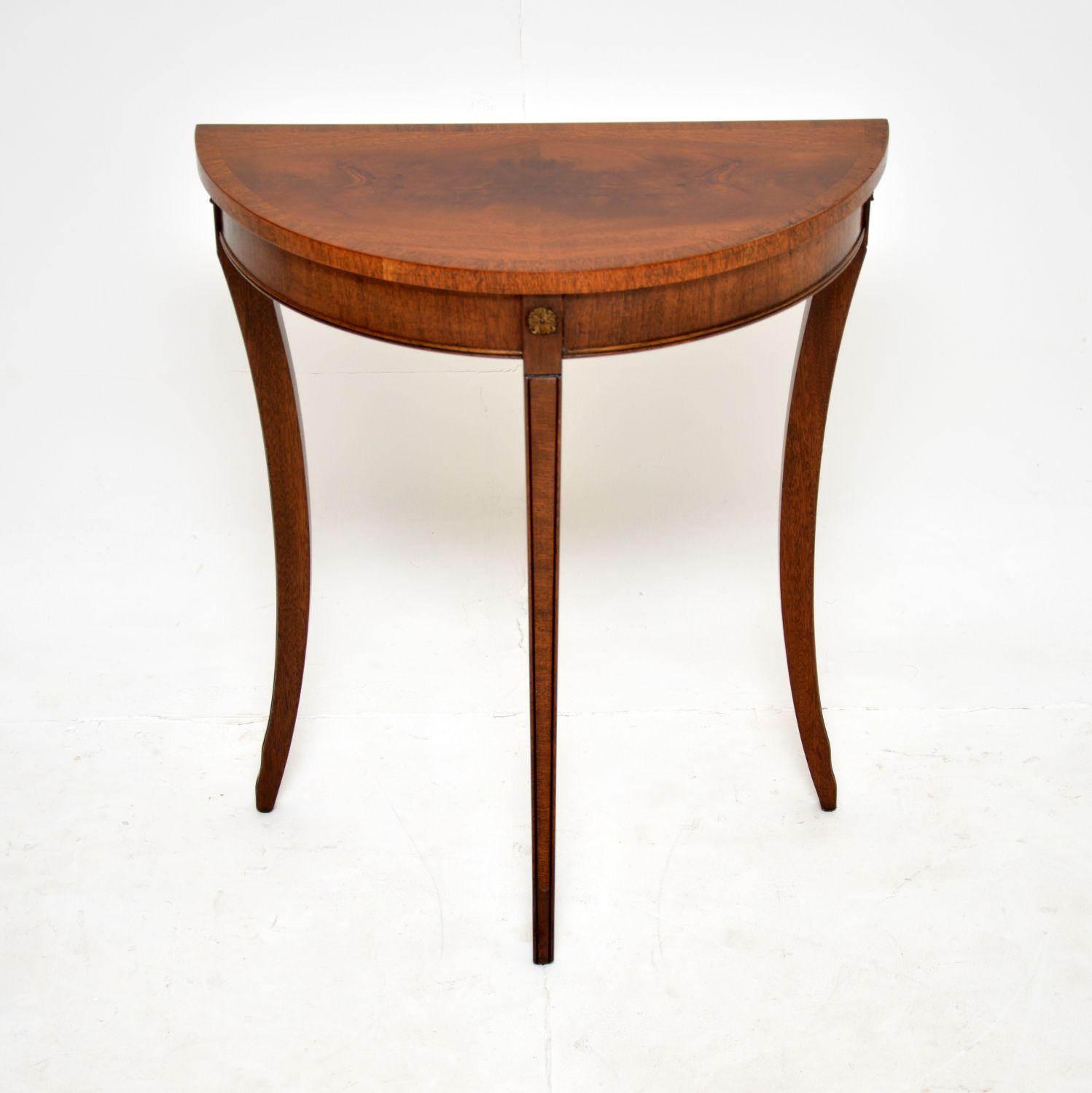 Antique Regency Style Mahogany Console Table (1 of 6) Antique Regency Style Mahogany Console Table (1 of 6)