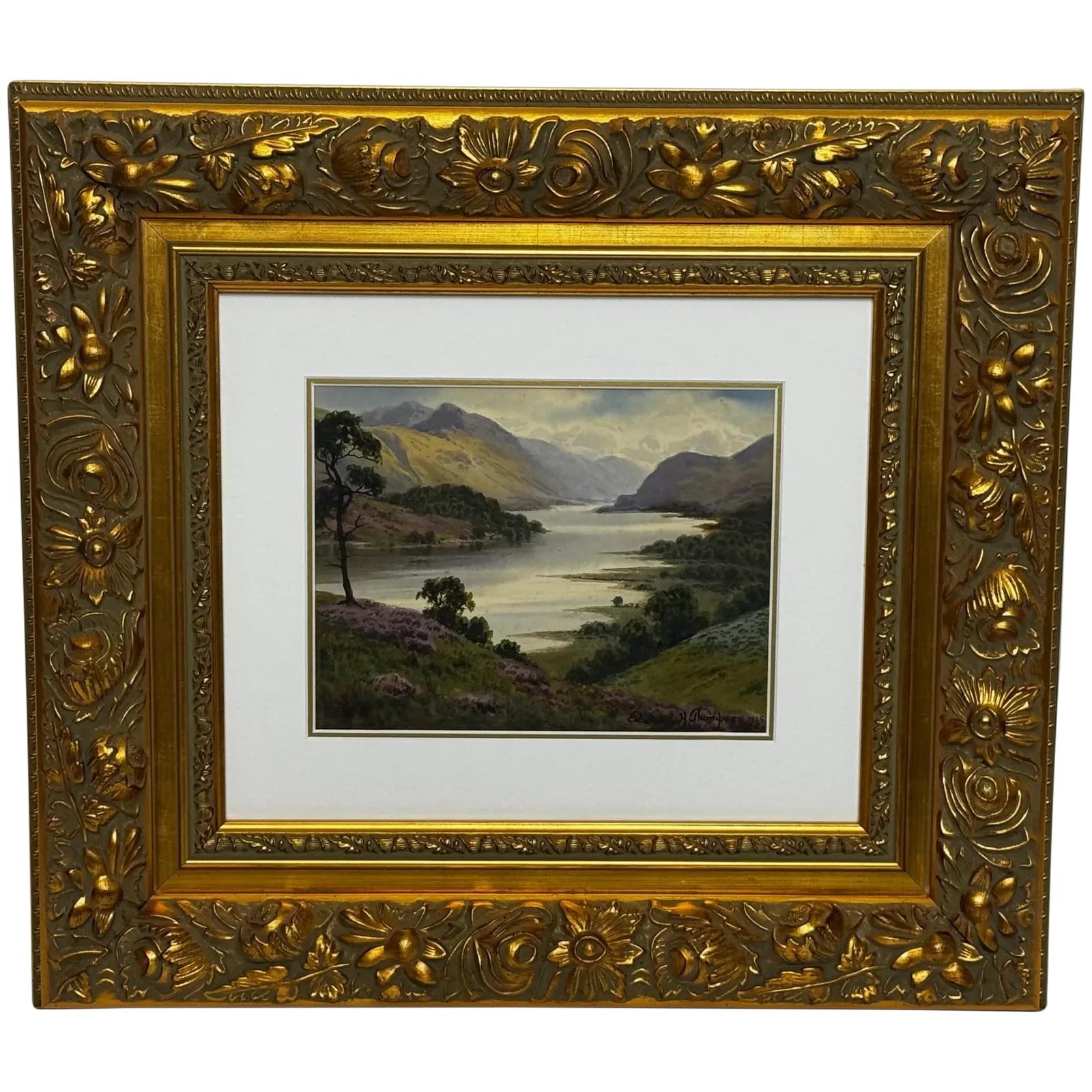 Edward Horace Thompson – Thirlmere & Helvellyn, Lake District - Original Watercolour 1925 (1 of 39) Edward Horace Thompson – Thirlmere & Helvellyn, Lake District - Original Watercolour 1925 (1 of 39)