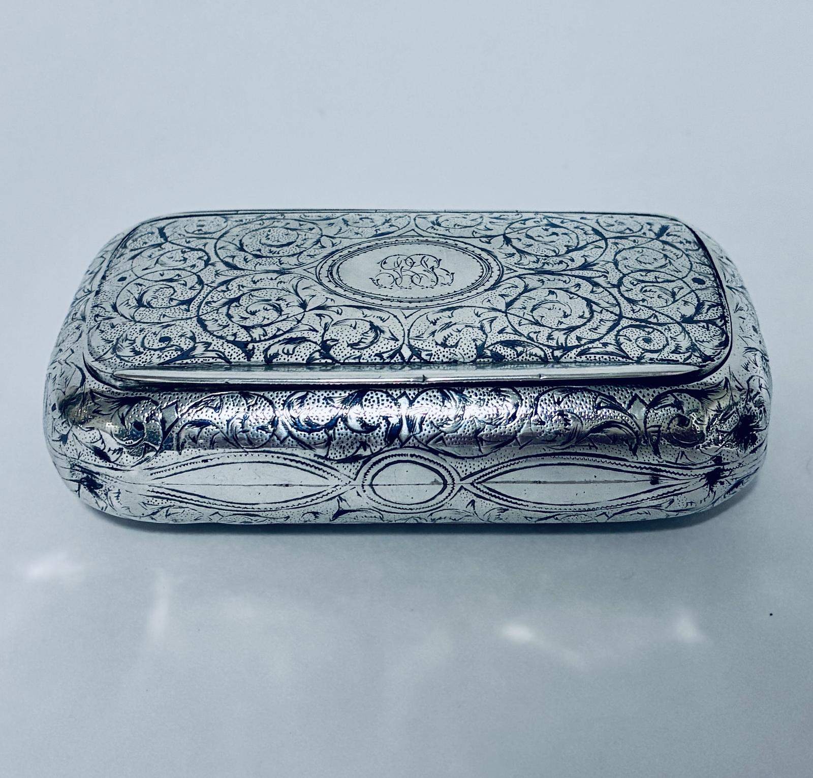 Russian Silver Snuff Box (1 of 11) Russian Silver Snuff Box (1 of 11)