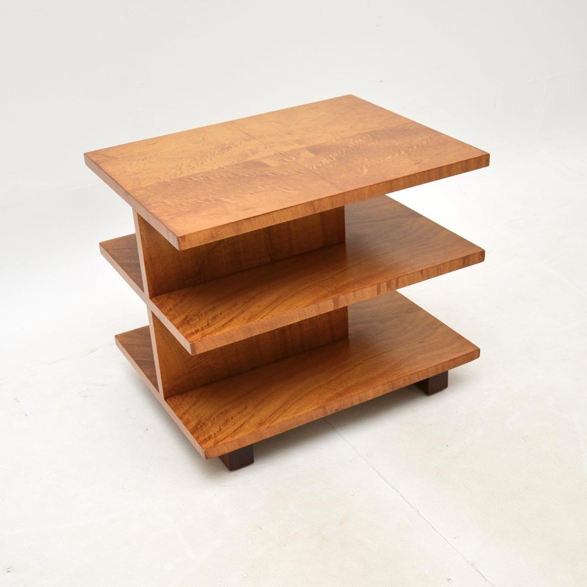 Art Deco Satinwood Occasional Side / Coffee Table (1 of 8)