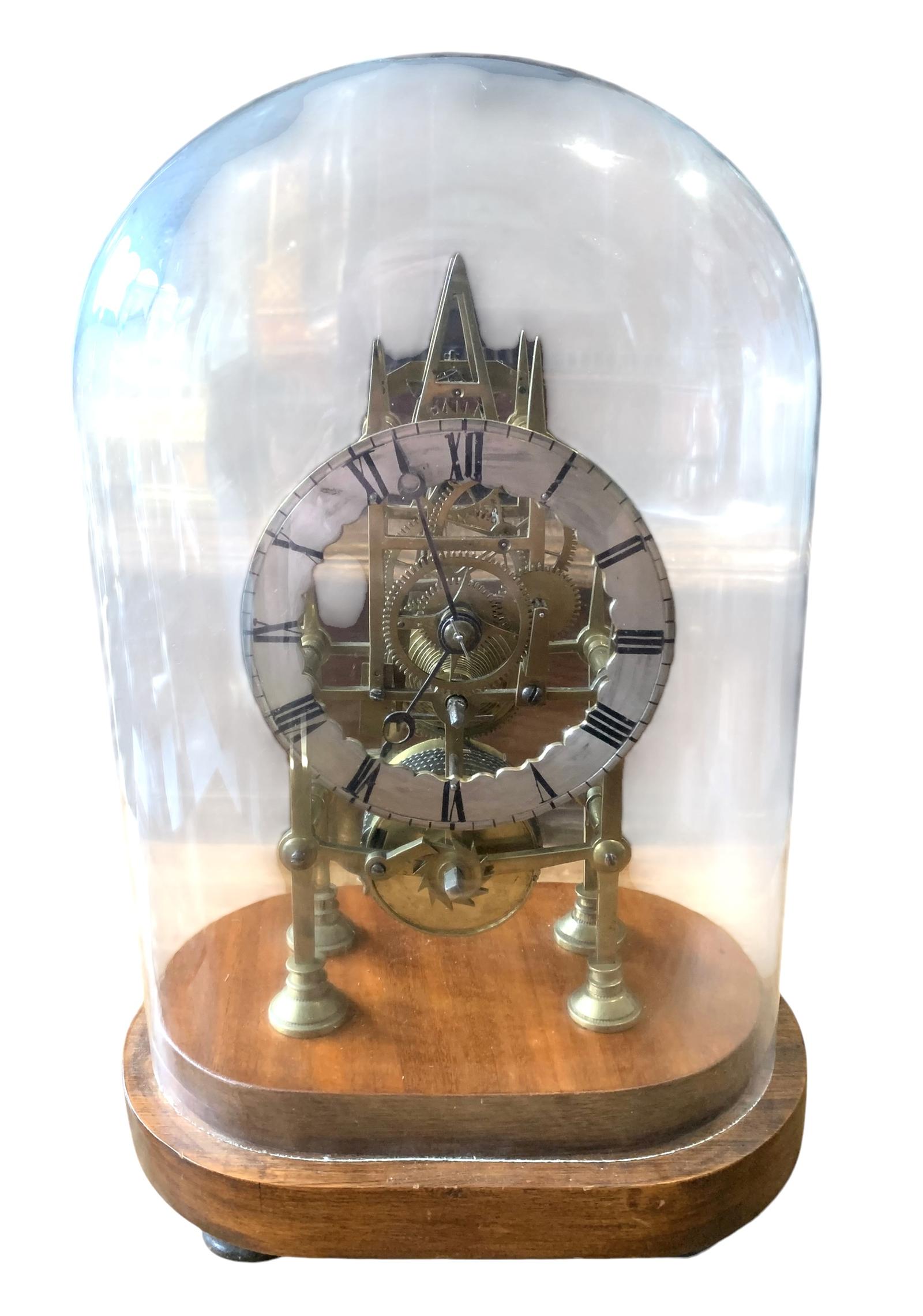 Awesome Victorian Single Fusee Skeleton Mantel Clock – Ca1860 (1 of 14)