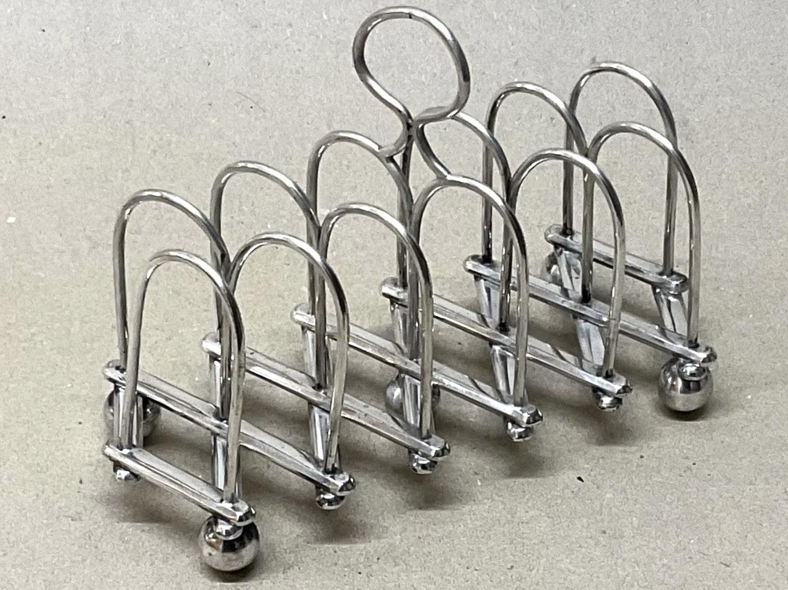 Arts & Crafts Silver Plated Expandable Toast Rack by Wingfield of Sheffield Antique c.1900 (1 of 7) Arts & Crafts Silver Plated Expandable Toast Rack by Wingfield of Sheffield Antique c.1900 (1 of 7)