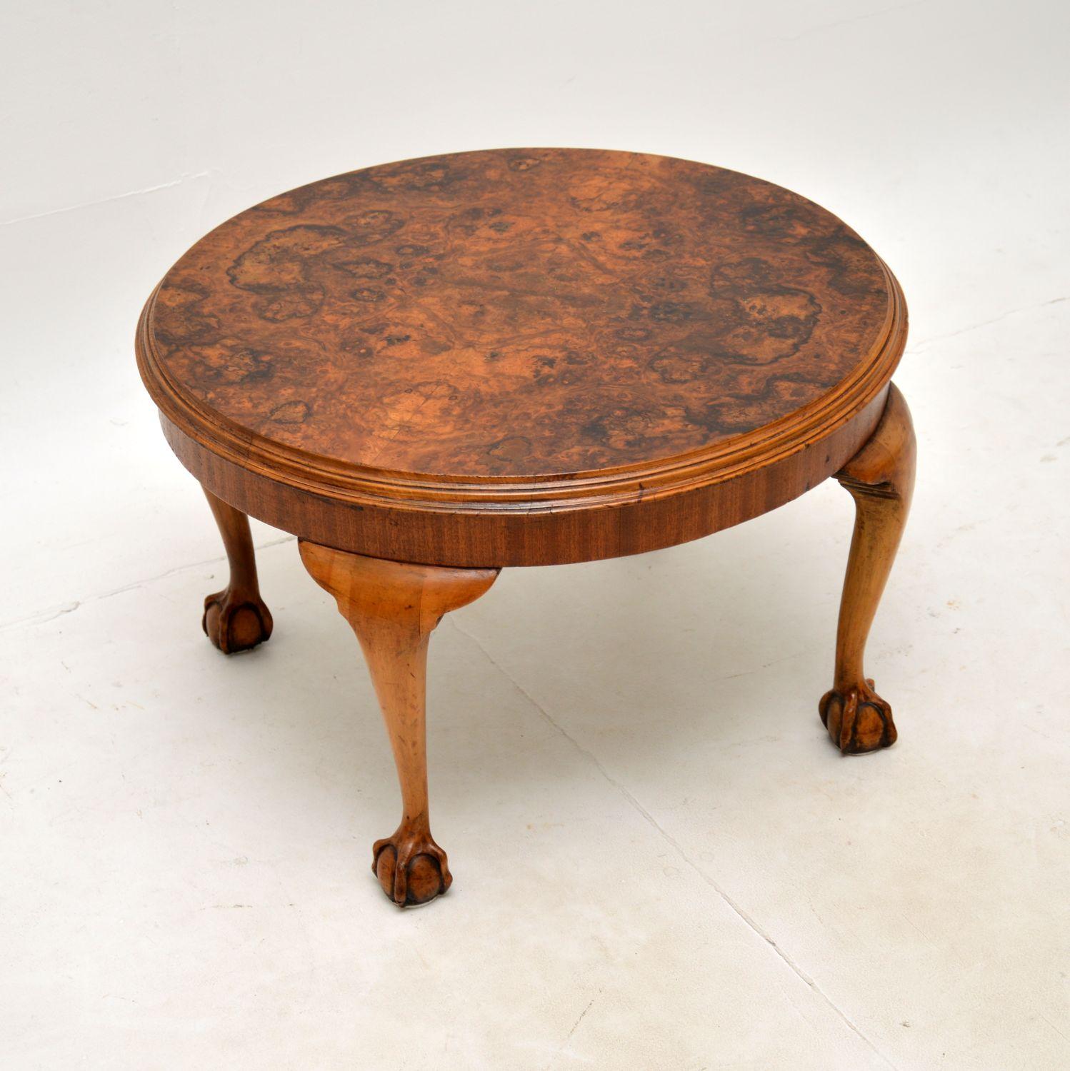 Antique Burr Walnut Coffee Table (1 of 8) Antique Burr Walnut Coffee Table (1 of 8)