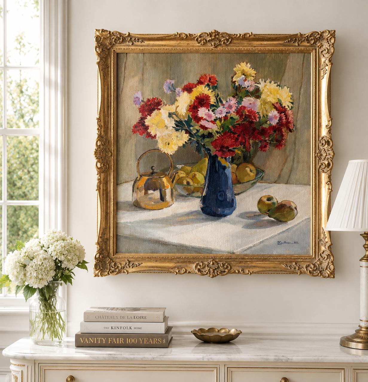 Fine Art Deco Still Life Impressionist Oil Painting - Signed Original c.1931 (1 of 15) Fine Art Deco Still Life Impressionist Oil Painting - Signed Original c.1931 (1 of 15)