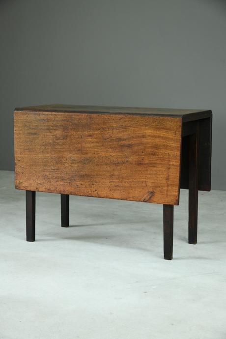 Antique Rustic Small Mahogany Drop Leaf Table (1 of 11) Antique Rustic Small Mahogany Drop Leaf Table (1 of 11)