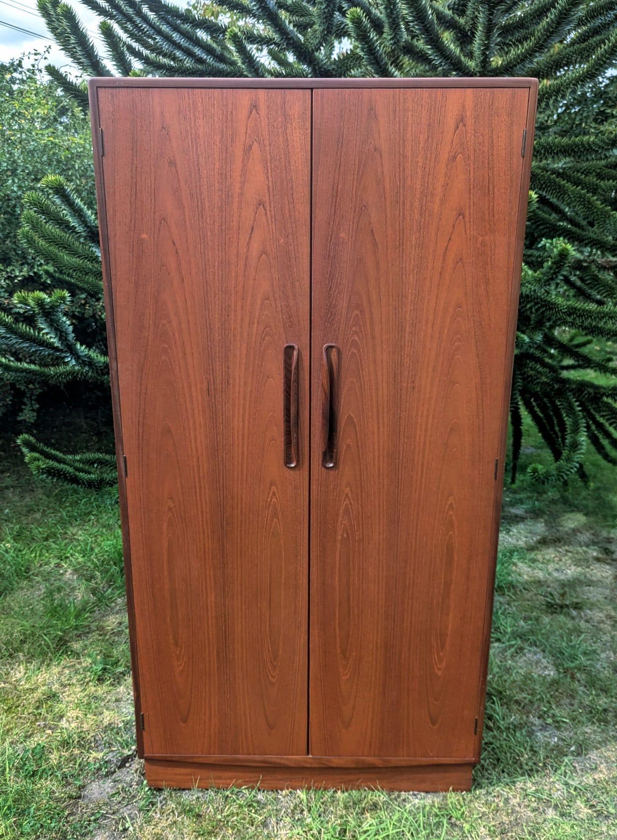 Mid Century G Plan Fresco Teak Double Wardrobe (1 of 10)