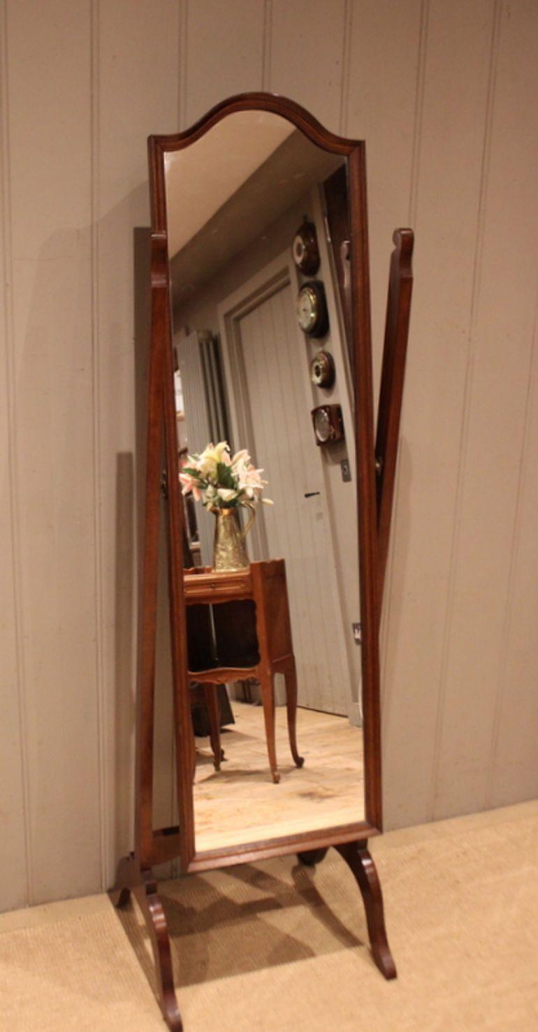 Mahogany Cheval Mirror (1 of 11) Mahogany Cheval Mirror (1 of 11)