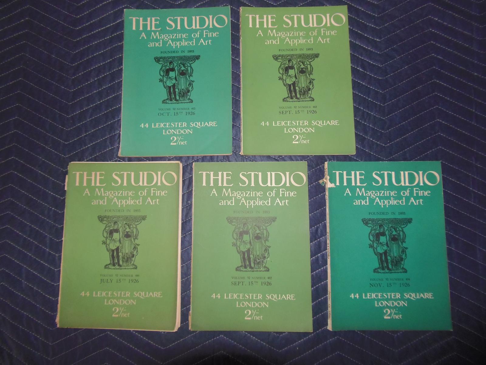 Good Selection of Studio Magazines (1 of 2) Good Selection of Studio Magazines (1 of 2)