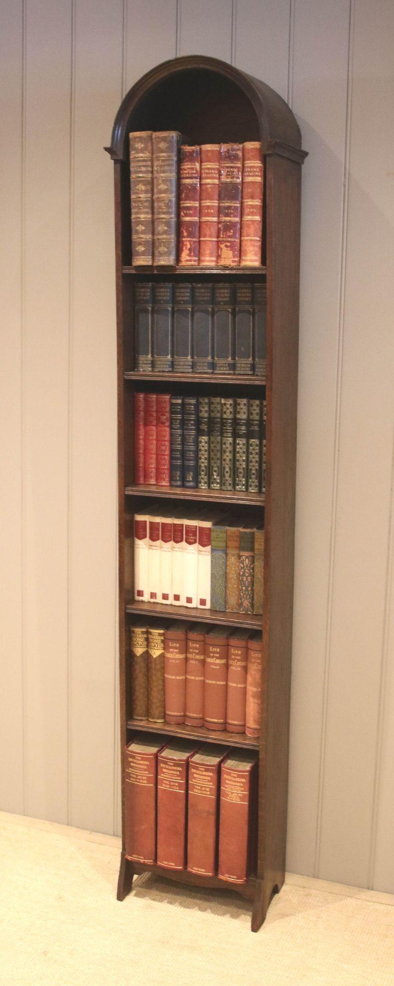 Arts & Crafts Tall Arch Top Open Bookcase (1 of 11) Arts & Crafts Tall Arch Top Open Bookcase (1 of 11)