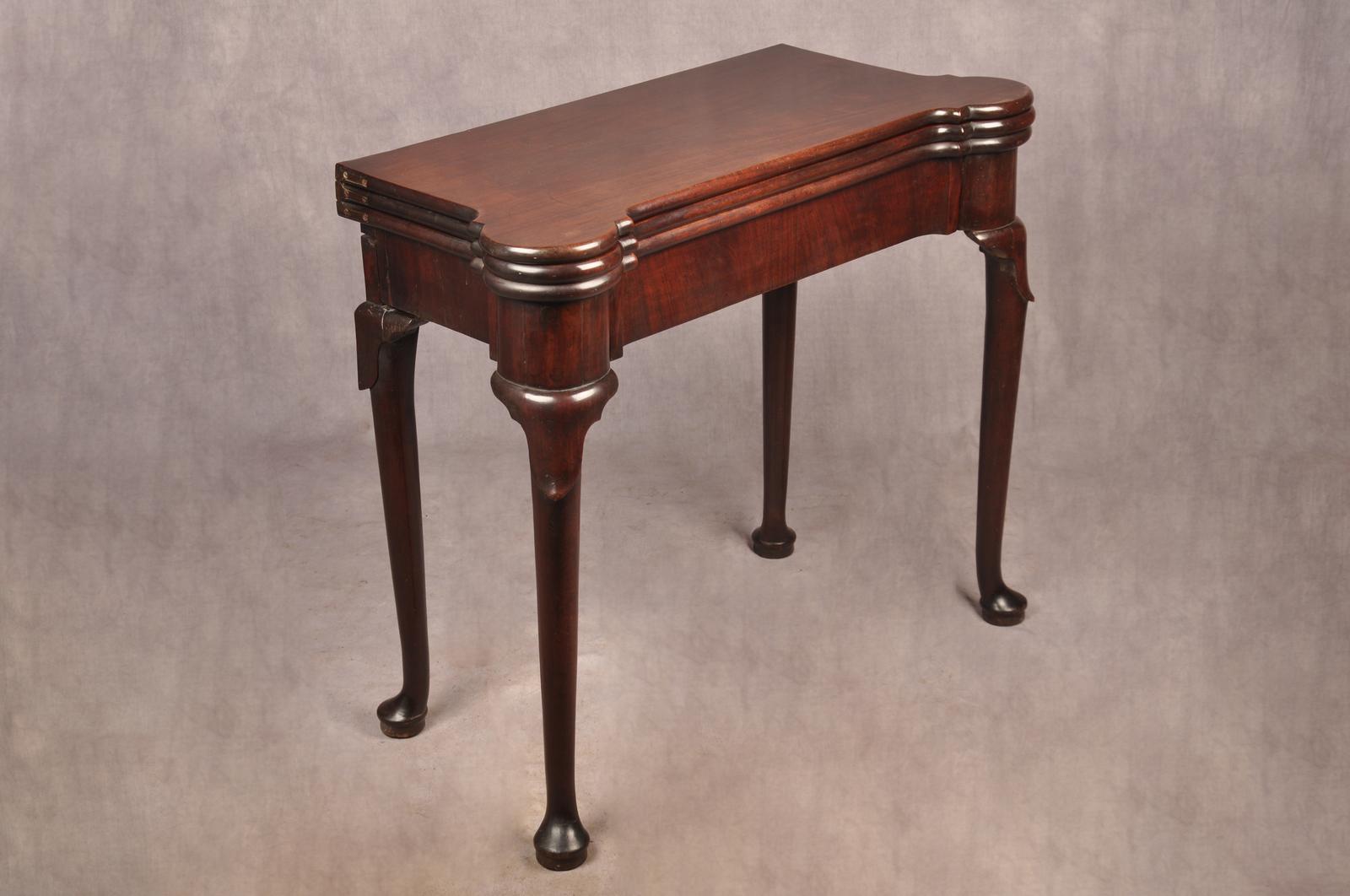 Rare 18th Century Mahogany Triple Top Card Table (1 of 17) Rare 18th Century Mahogany Triple Top Card Table (1 of 17)