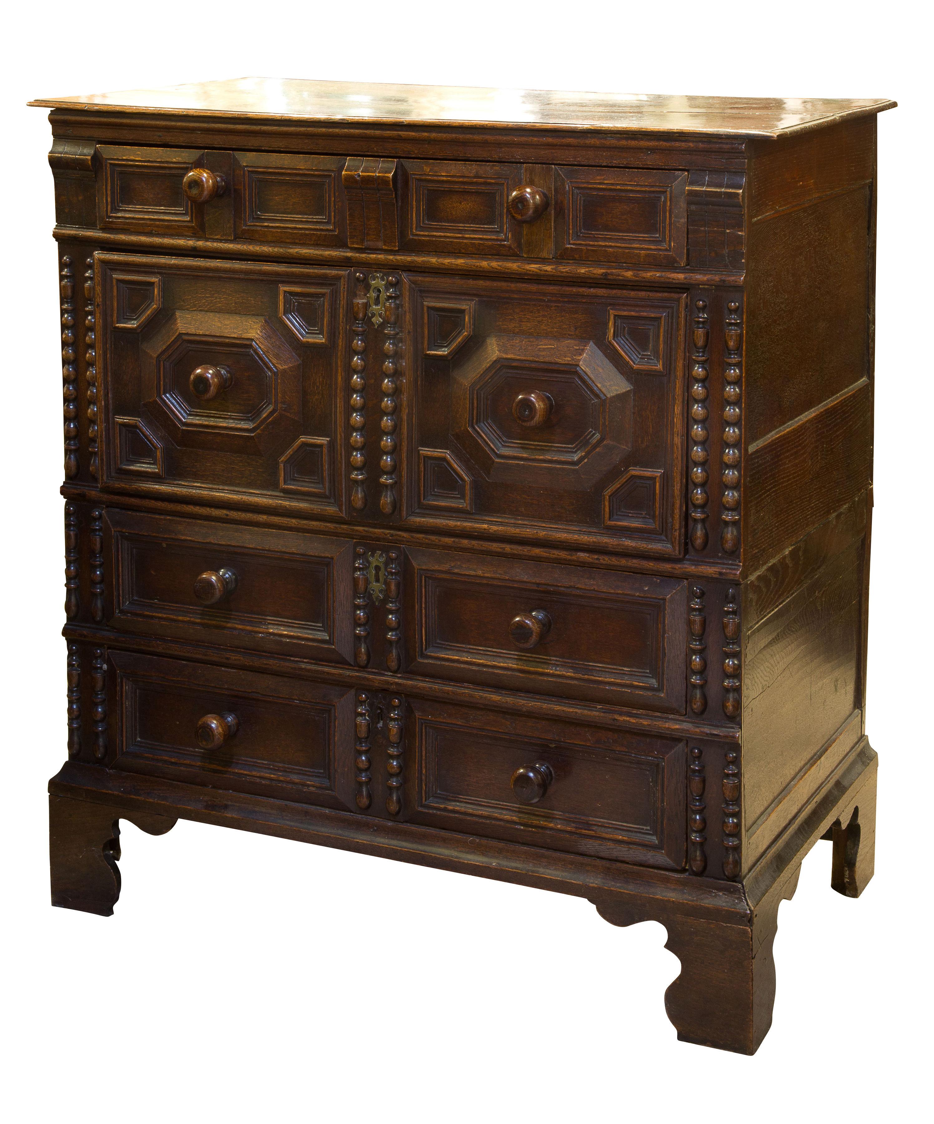 Late 17thc period oak chest (1 of 1)