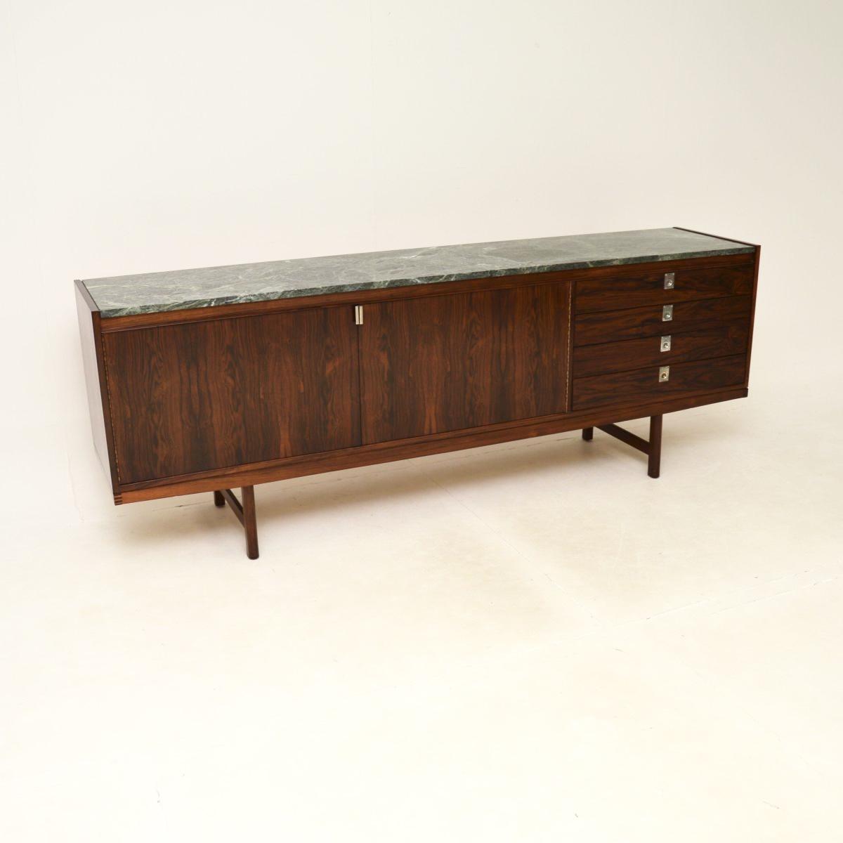 Rosewood and Marble Vintage Sideboard by Robert Heritage for Archie Shine (1 of 10)