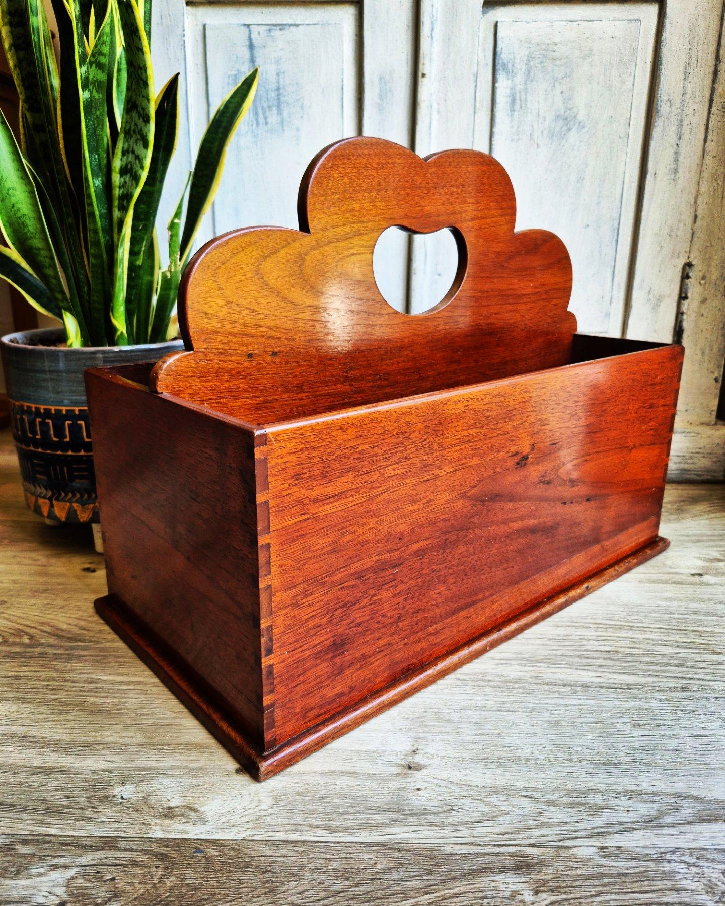 Antique Mahogany Magazine Rack, Antique Book Carrier (1 of 20)