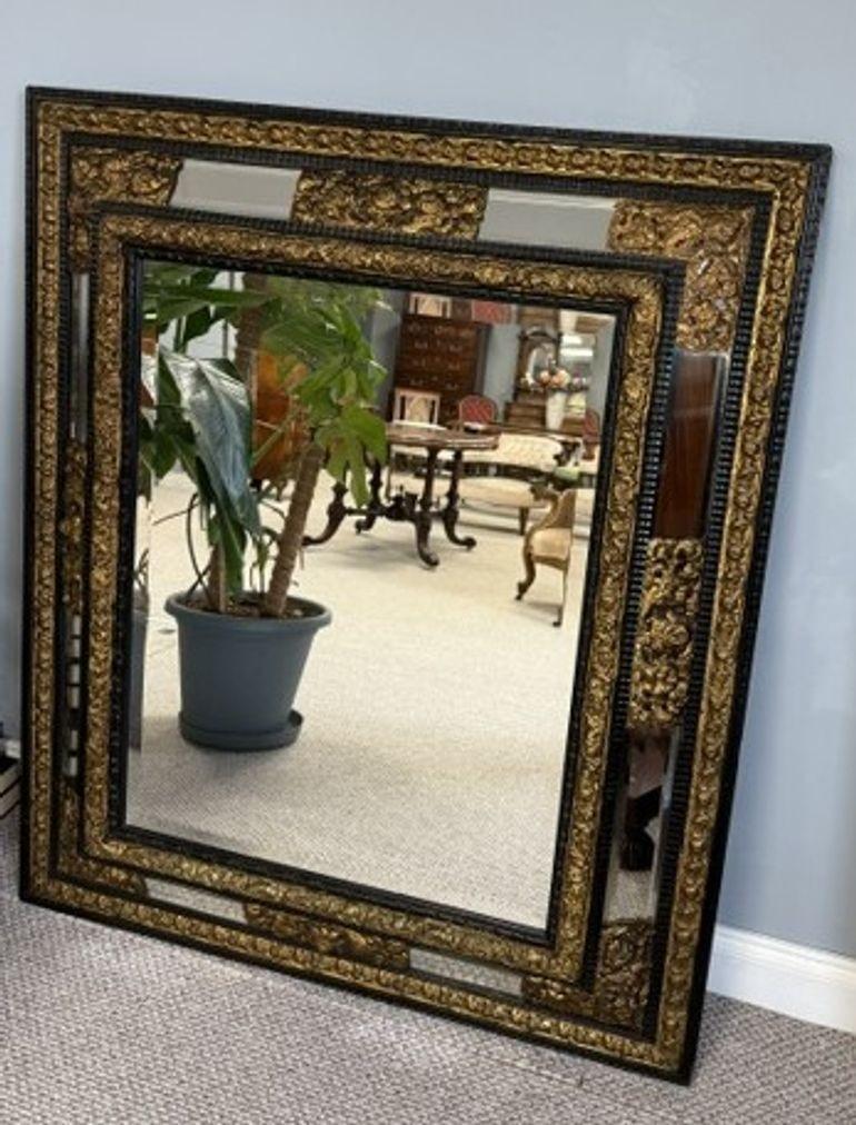 Large Ornate Antique Mirror (1 of 10)